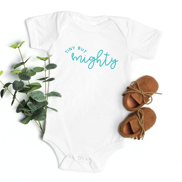 Tiny But Mighty Baby Onesie