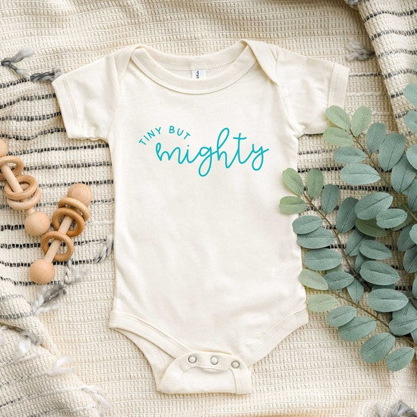 Tiny But Mighty Baby Onesie