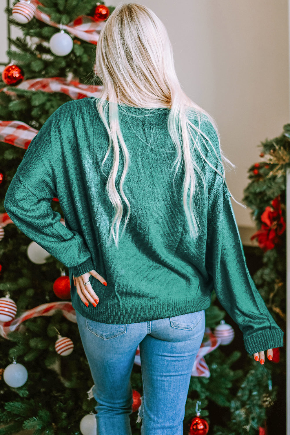 Candy Cane Sweater