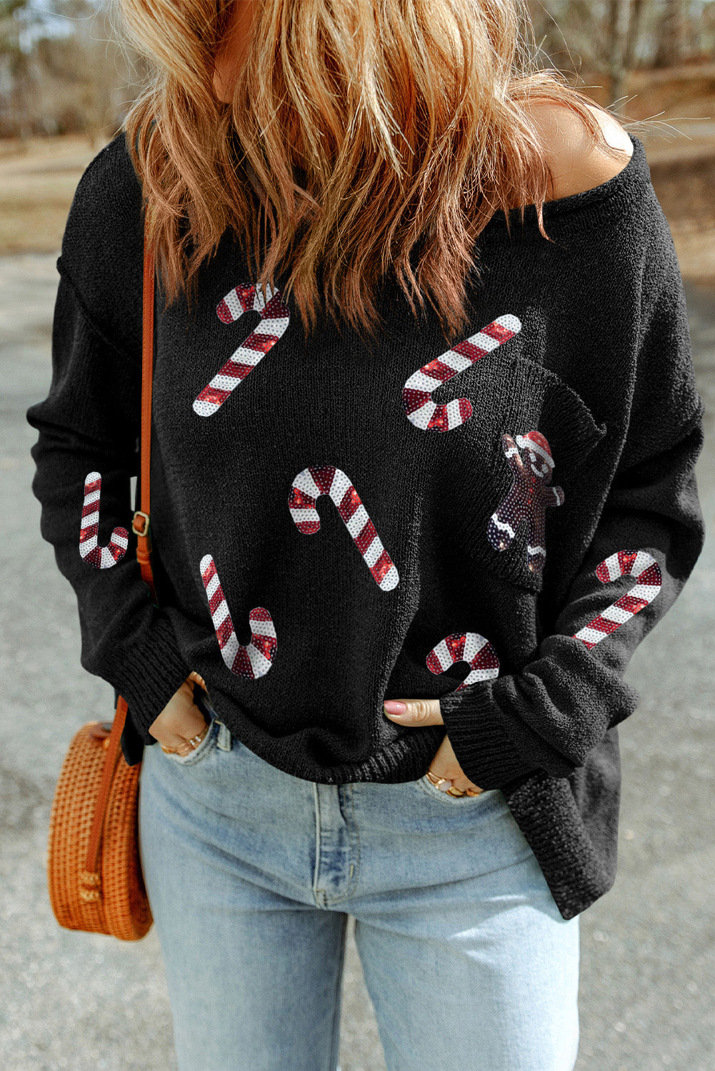 Candy Cane Sweater