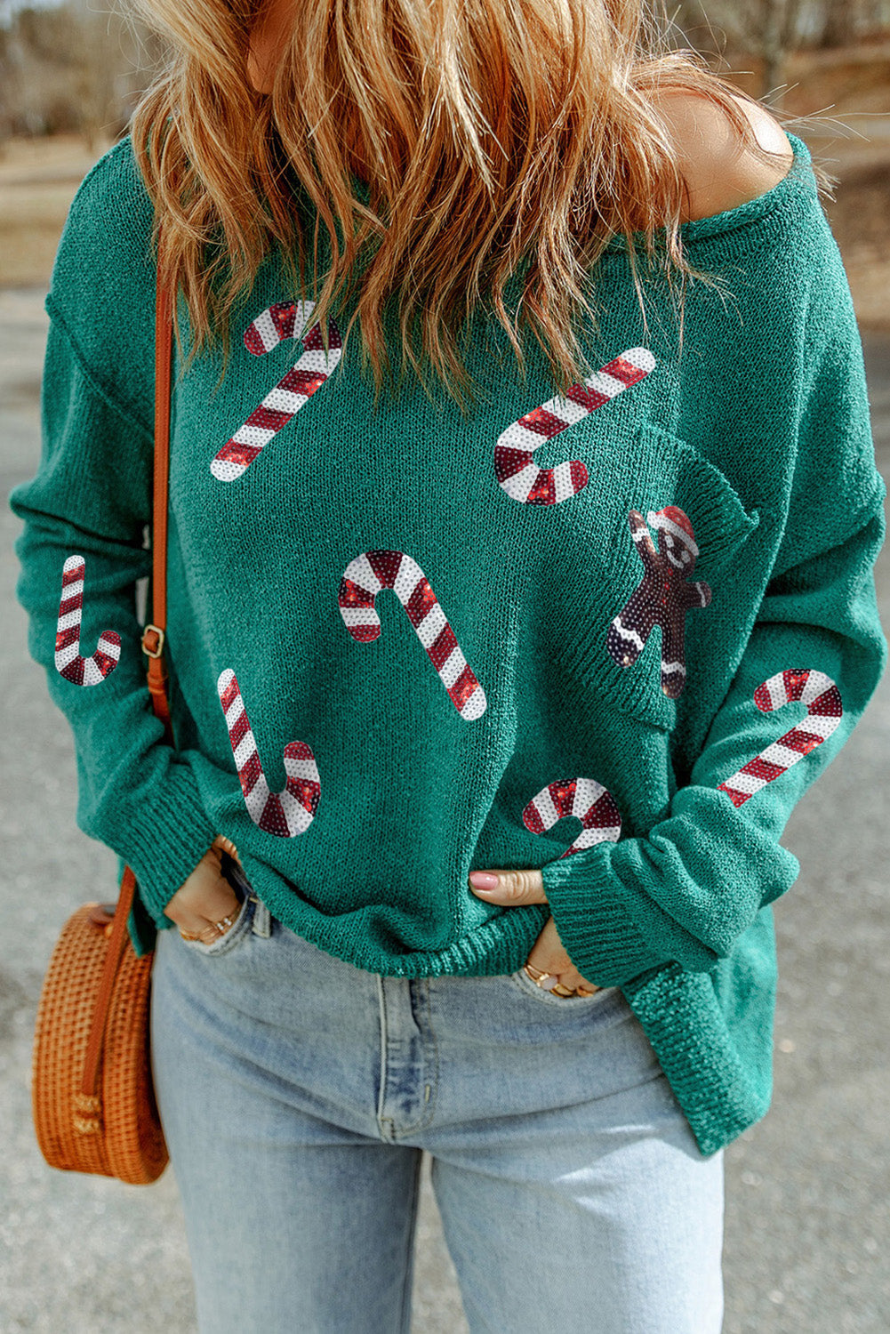 Candy Cane Sweater